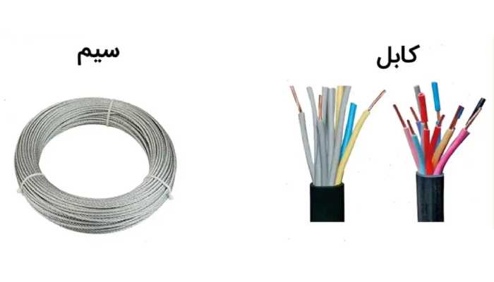 تفاوت سیم و کابل چیست؟