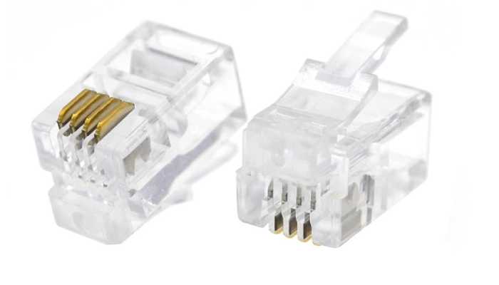 تفاوت کانکتور های RJ45 و RJ11